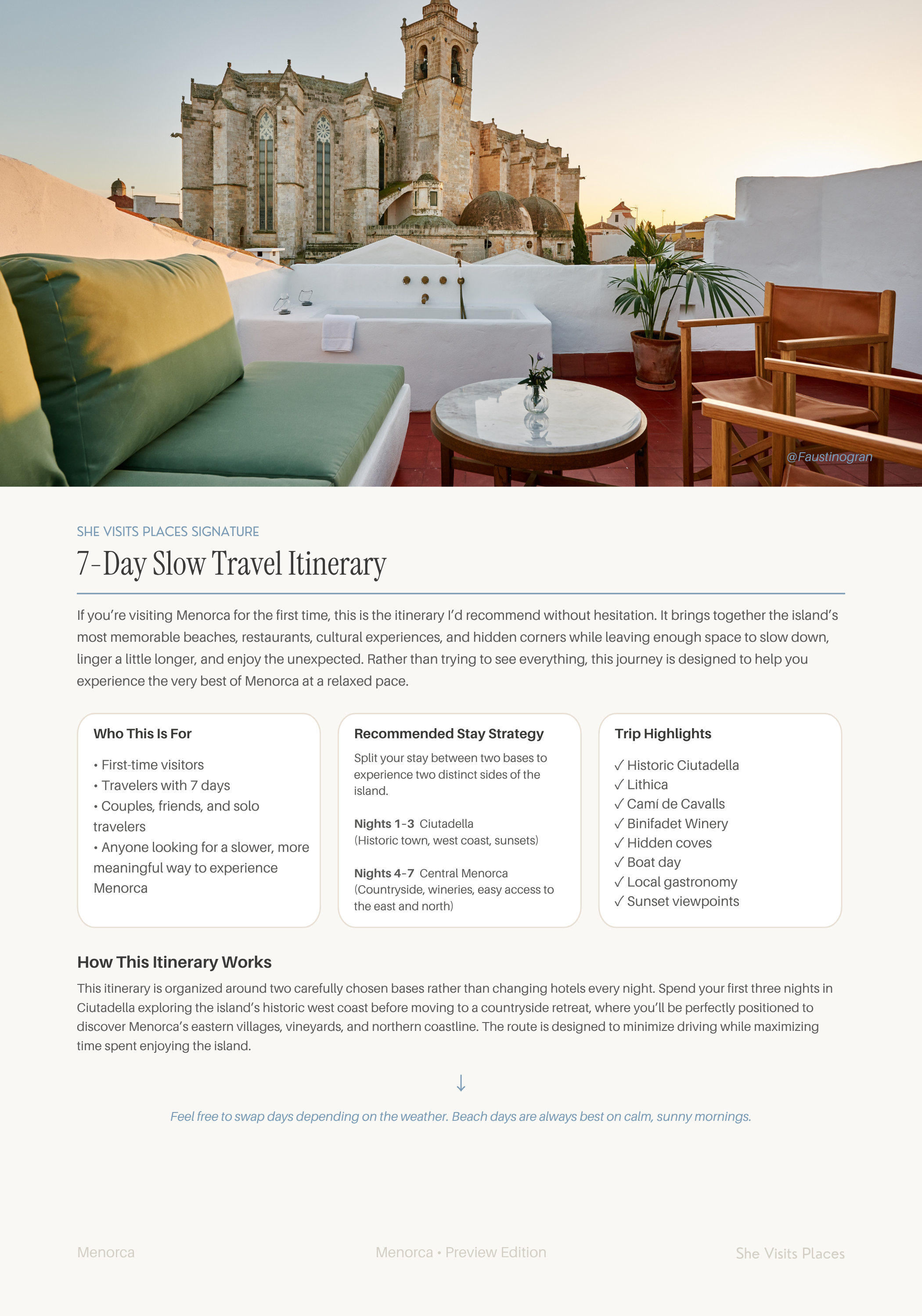 Menorca: A Slow Travel Guide (Digital Guidebook)