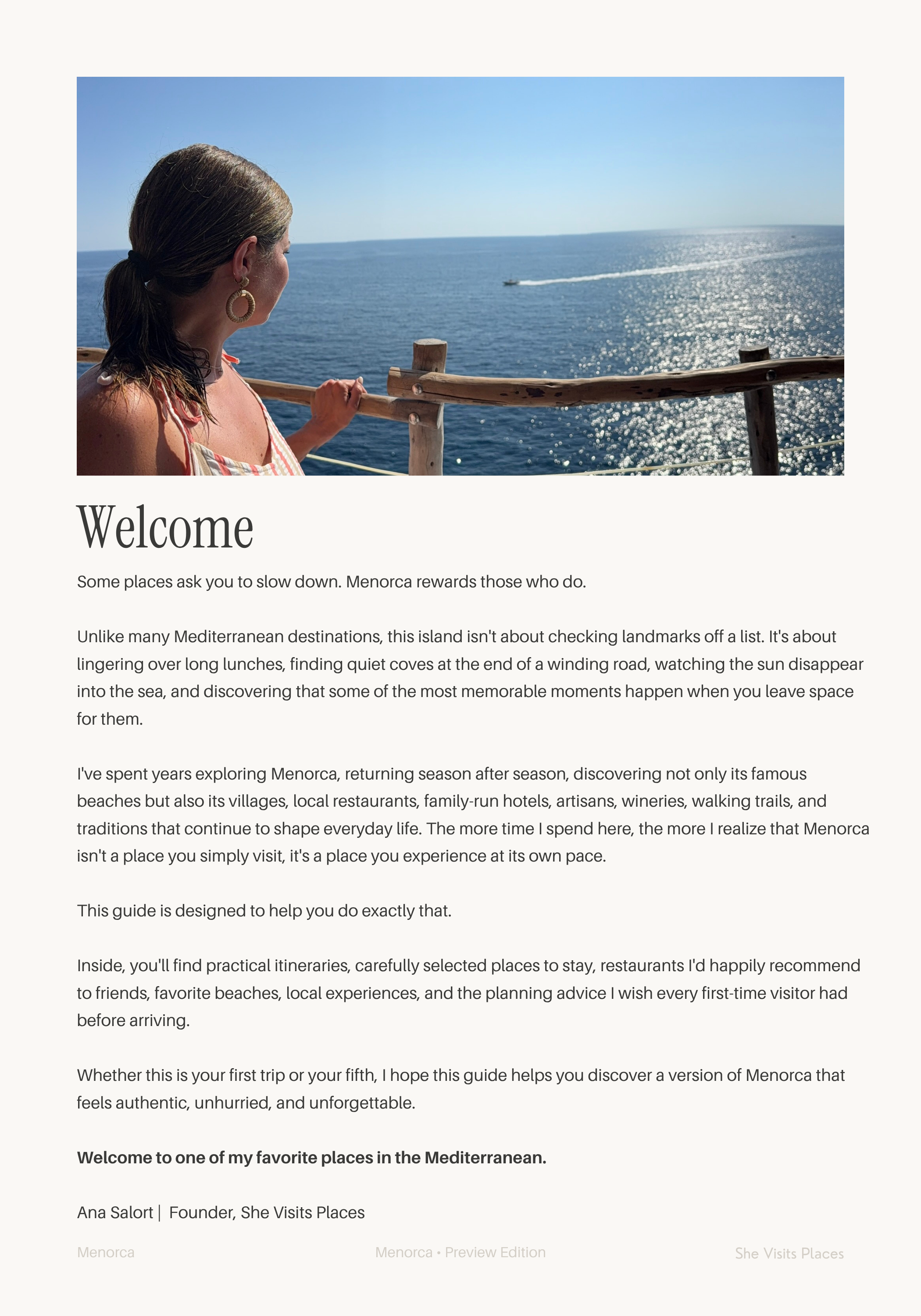 Menorca: A Slow Travel Guide (Digital Guidebook)