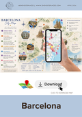 Barcelona Interactive City Map - Spain