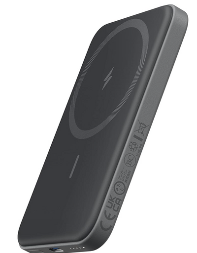 Anker 621 Magnetic Portable Charger (MagGo), 5,000mAh Wireless Power Bank with USB-C Cable, Magsafe-Compatible Battery Pack for iPhone 16/15/14/13/12 Series