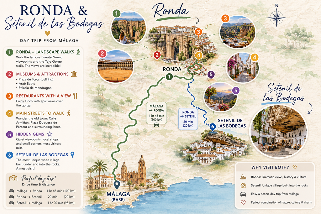 Ronda & Setenil Interactive Map - Andalucía, Spain
